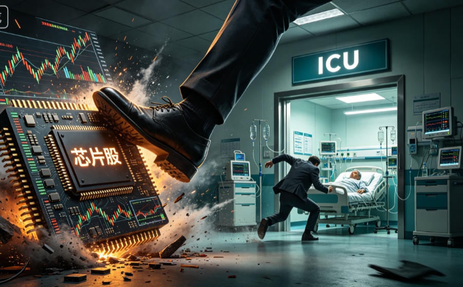 芯片股刚被市场一脚踹进ICU